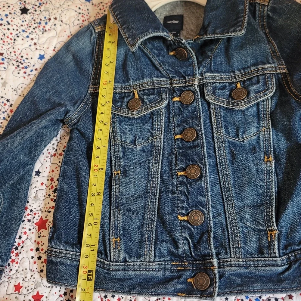 GAP Kids Blue Denim Button-Up Jean Jacket